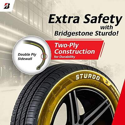 155/80R13 79T Bridgestone Sturdo Tubeless Tyre 155/80R13 79T Bridgestone Sturdo Tubeless Tyre