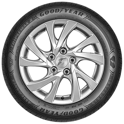 215/60R16 95H Goodyear Assurance TripleMax 2 Tubeless Tyre 215/60R16 95H Goodyear Assurance TripleMax 2 Tubeless Tyre