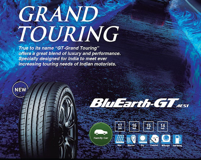 185/55R16 83V Yokohama BluEarth-GT AE51 Tubeless Tyre 185/55R16 83V Yokohama BluEarth-GT AE51 Tubeless Tyre